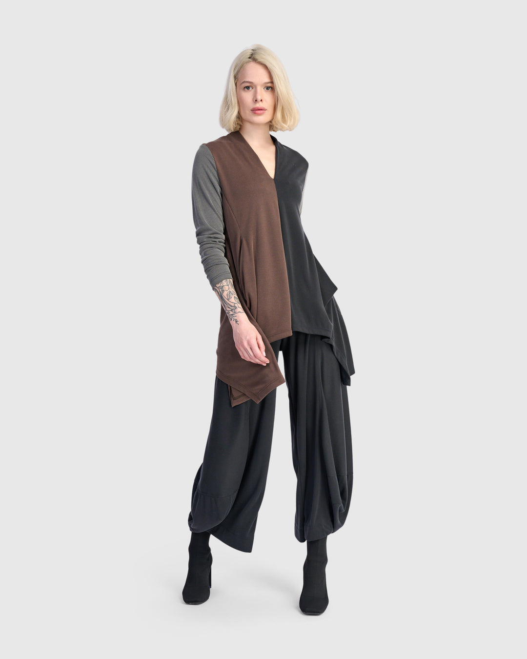 Trace Cupro Tunic Top, Mix