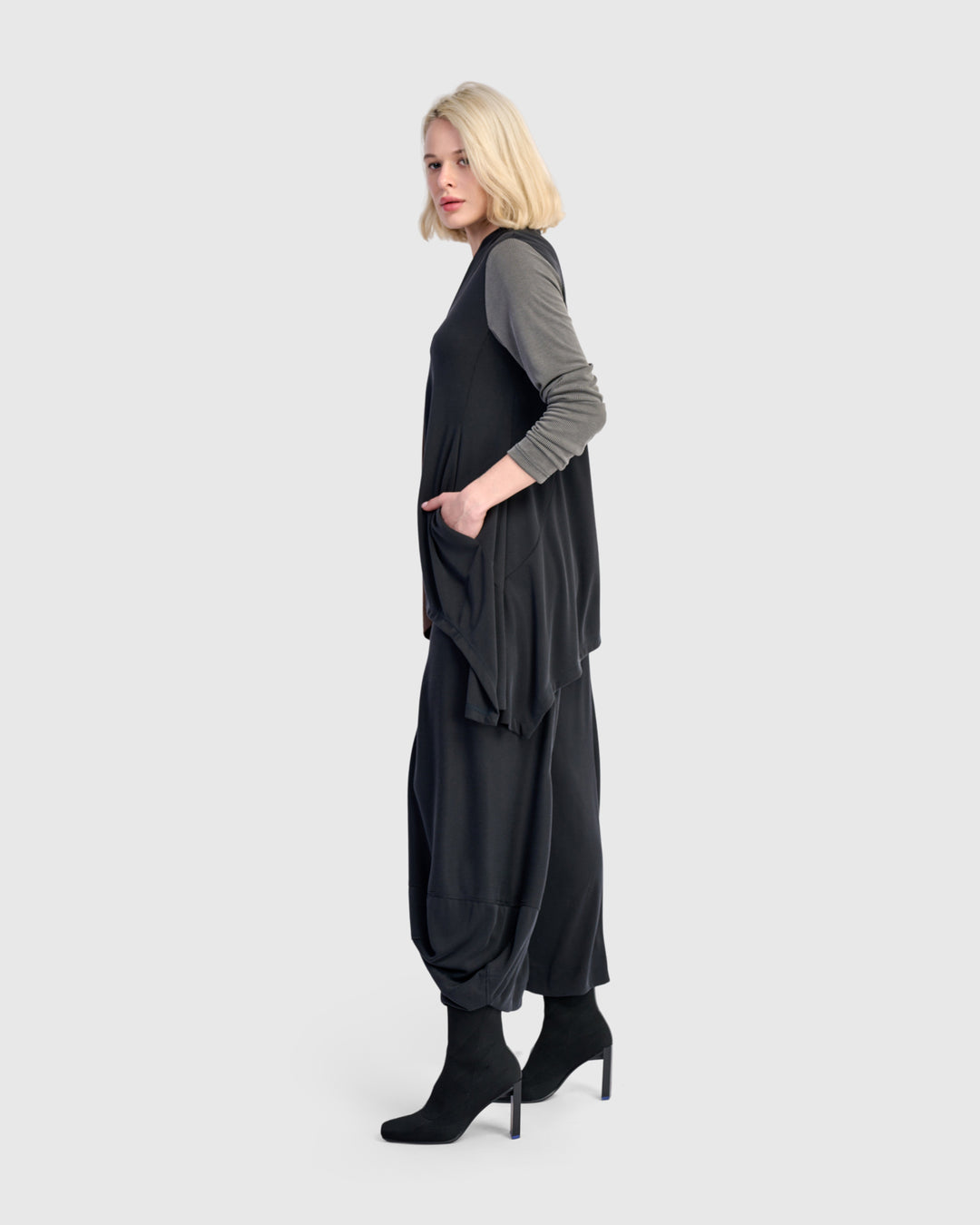 Trace Cupro Tunic Top, Mix