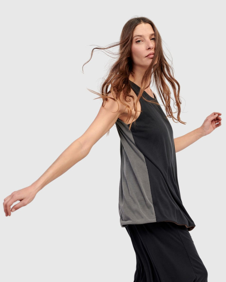 Reversible Cupro Tank Top, Mix