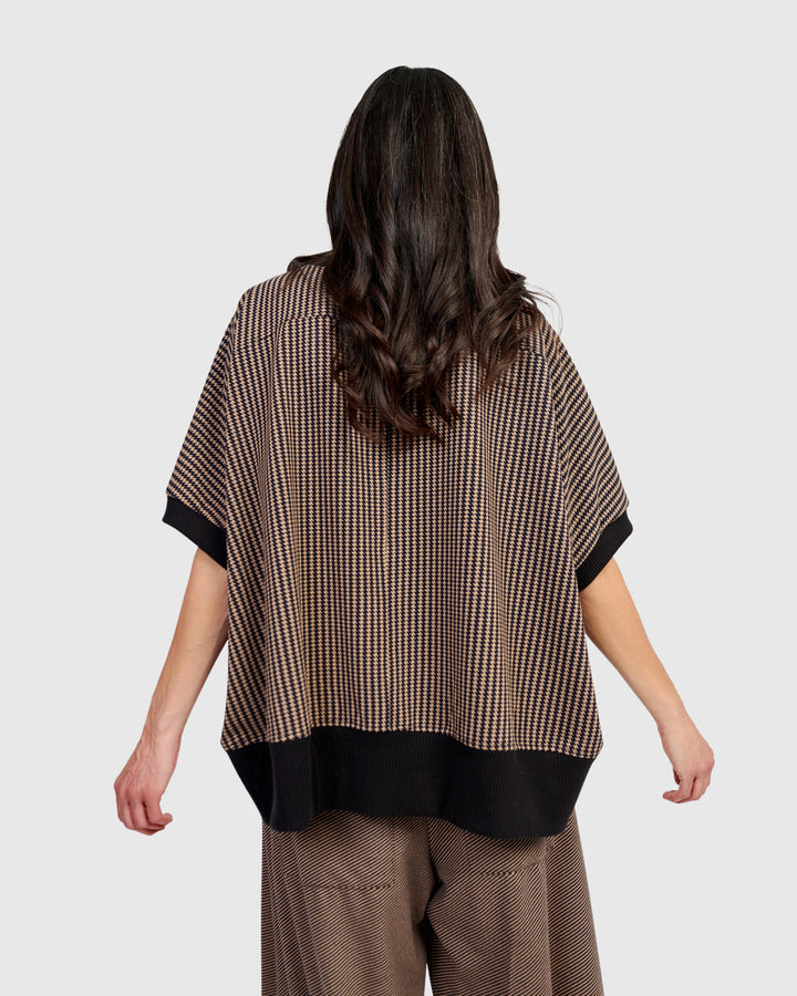 Yetta Rounded Top, Chocolate