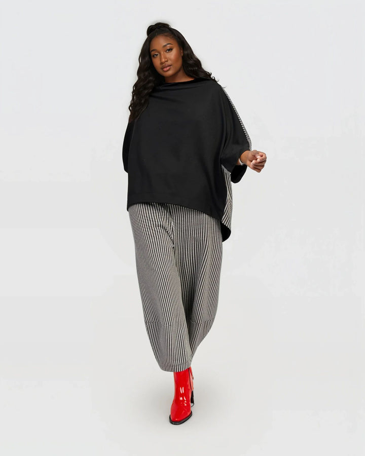 Uptown Lantern Pants, Steel