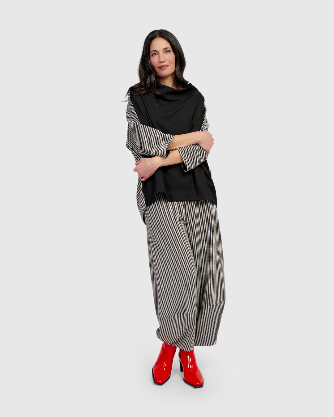 Sheffield Pullover Top, Steel