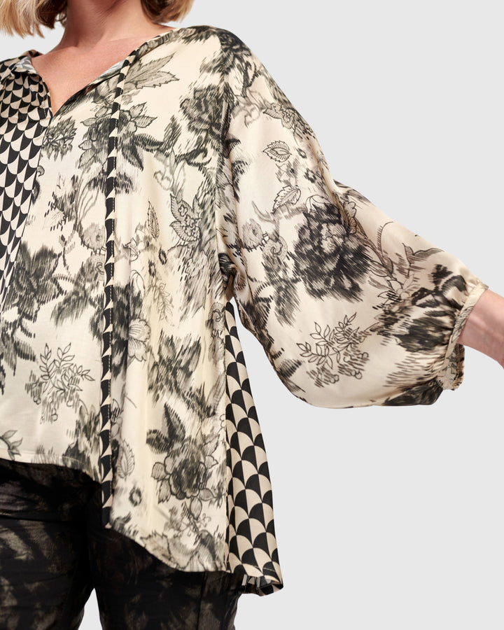 Fleur Poet Blouse, Mix