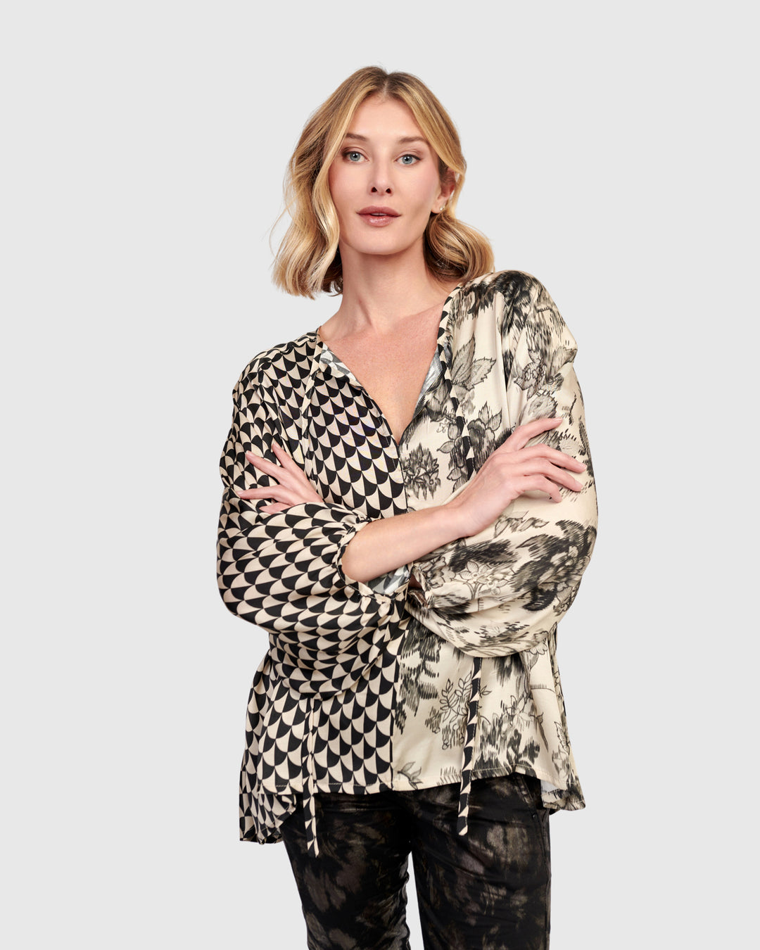 Fleur Poet Blouse, Mix