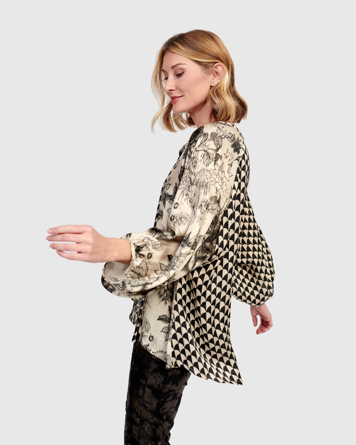 Fleur Poet Blouse, Mix