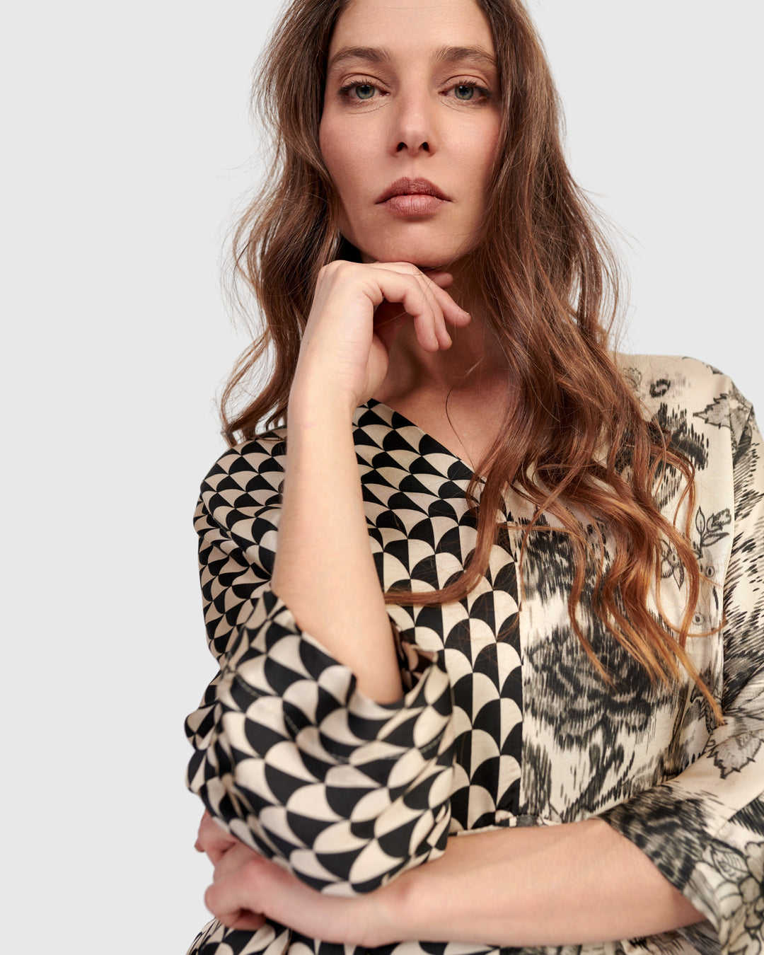 Fatima Draped Top, Mix