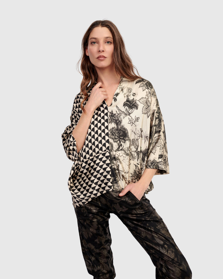 Fatima Draped Top, Mix