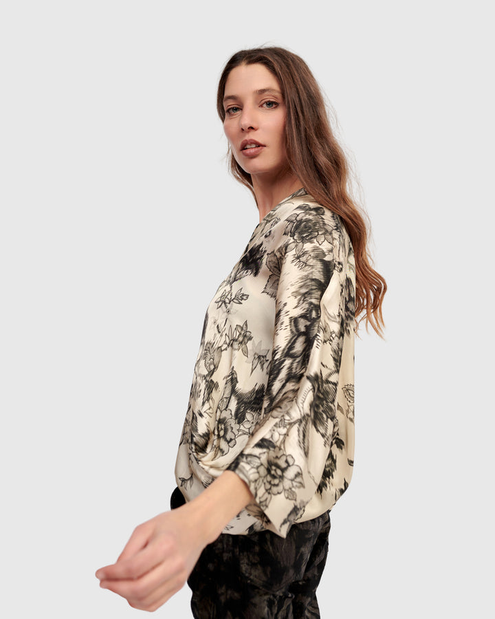 Fatima Draped Top, Mix