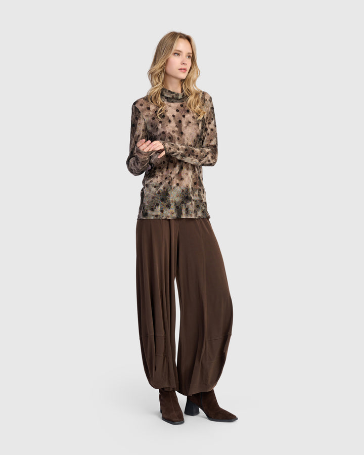 Oriel Mesh Turtleneck, Aquarelle