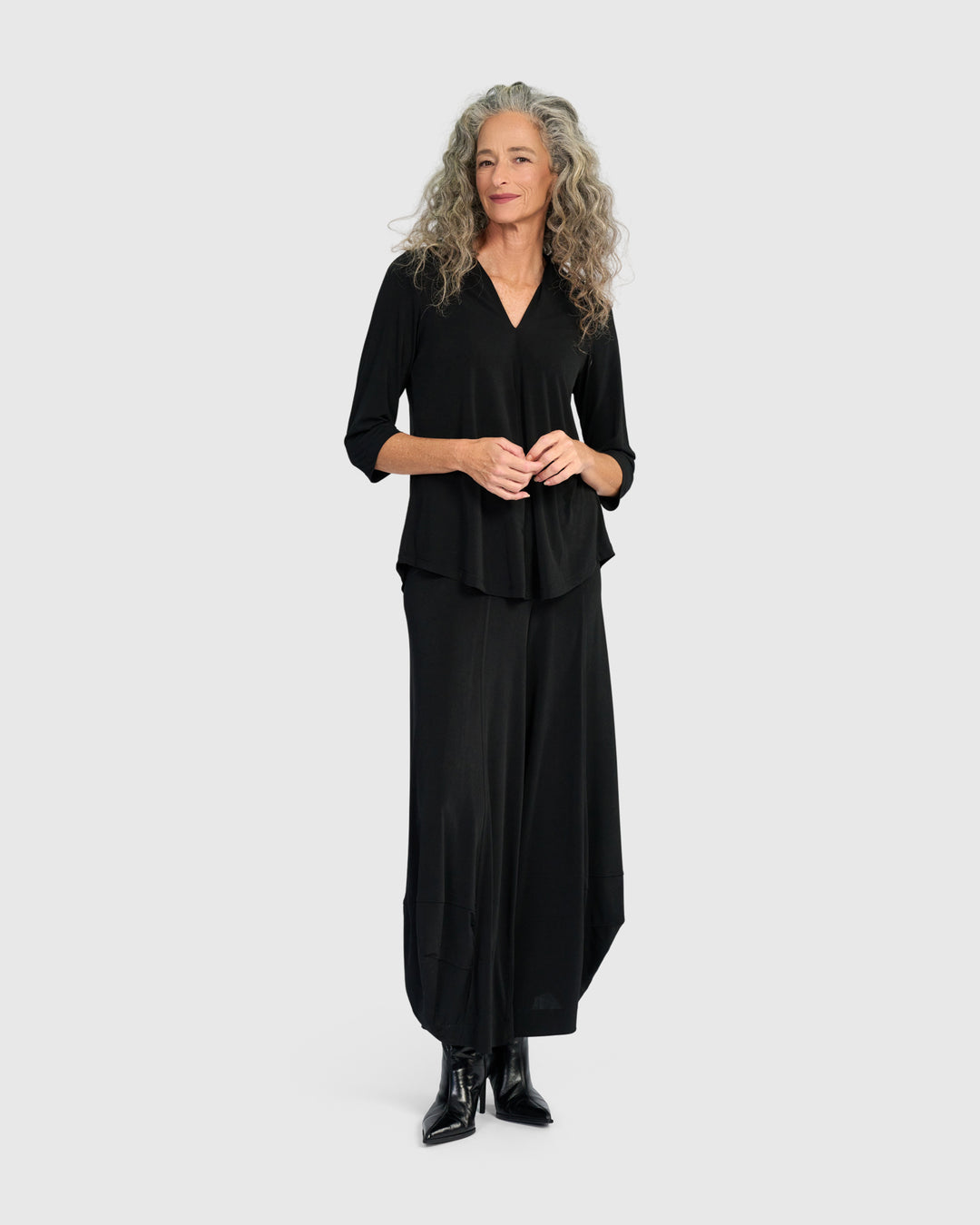 Essential Slinky Punto Pants, Black