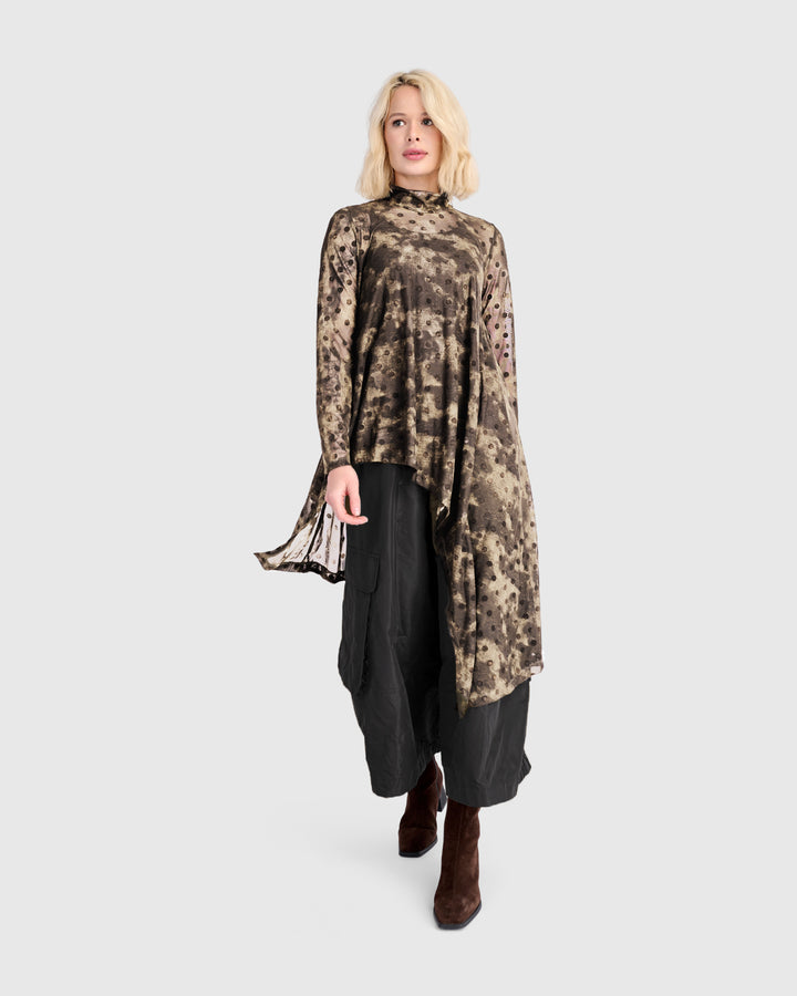 Rune Mesh Hi-Lo Tunic, Aquarelle