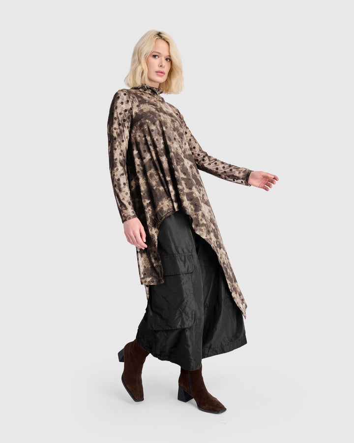 Rune Mesh Hi-Lo Tunic, Aquarelle