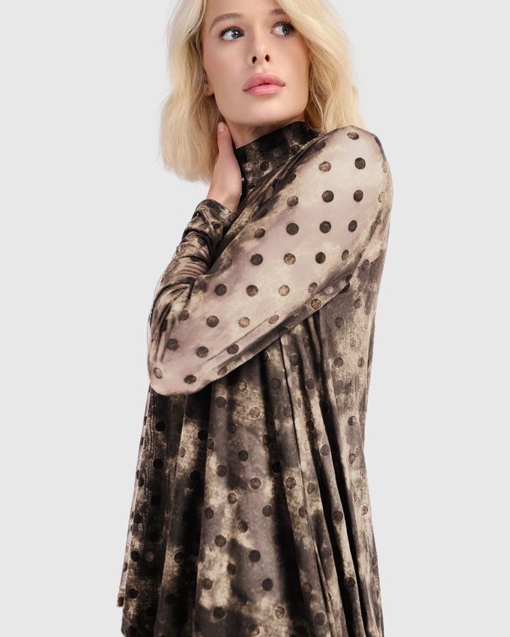 Rune Mesh Hi-Lo Tunic, Aquarelle