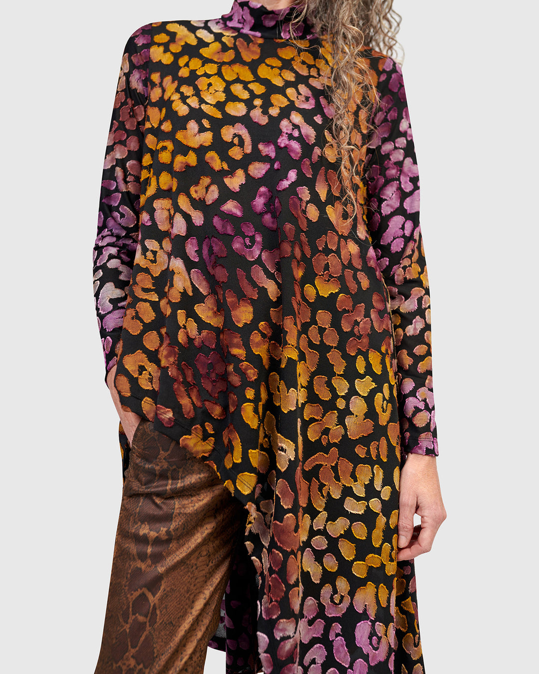 Tempest Hi-Lo Tunic Top, Bloom