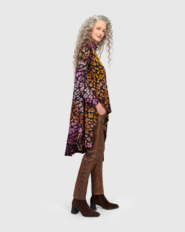 Tempest Hi-Lo Tunic Top, Bloom
