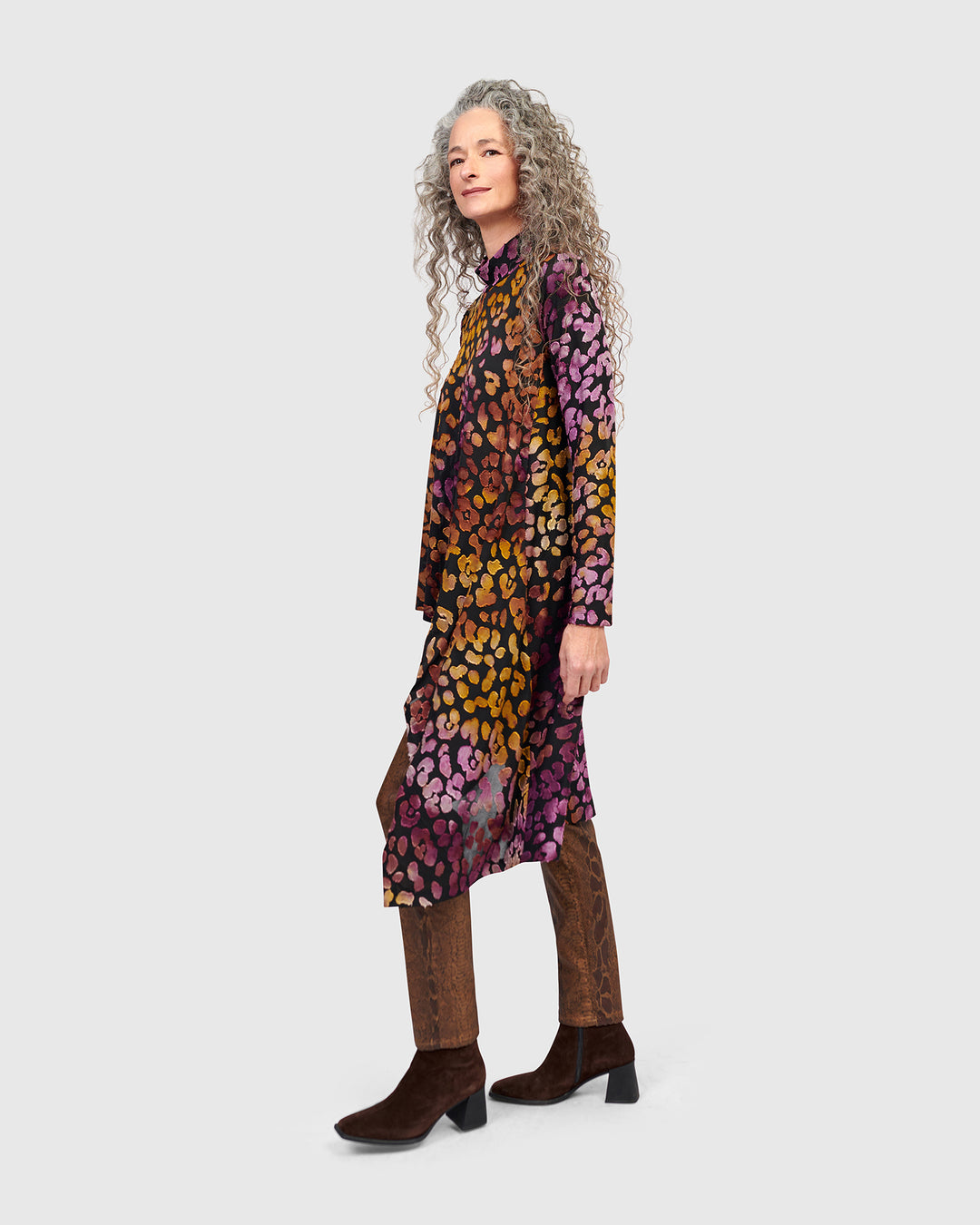 Tempest Hi-Lo Tunic Top, Bloom