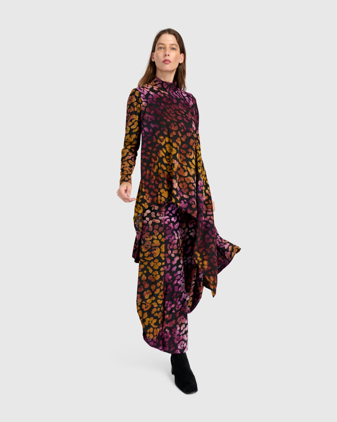 Tempest Hi-Lo Tunic Top, Bloom