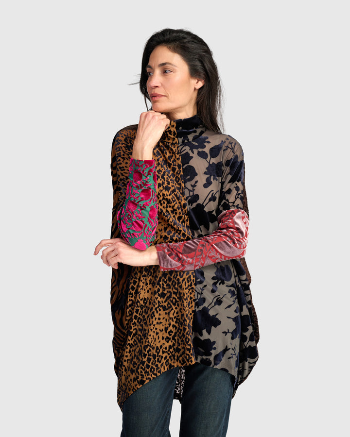 Incanto Oversized Tunic, Jewel Multi