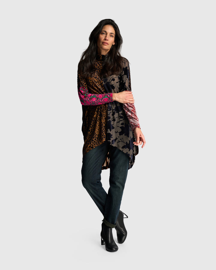 Incanto Oversized Tunic, Jewel Multi