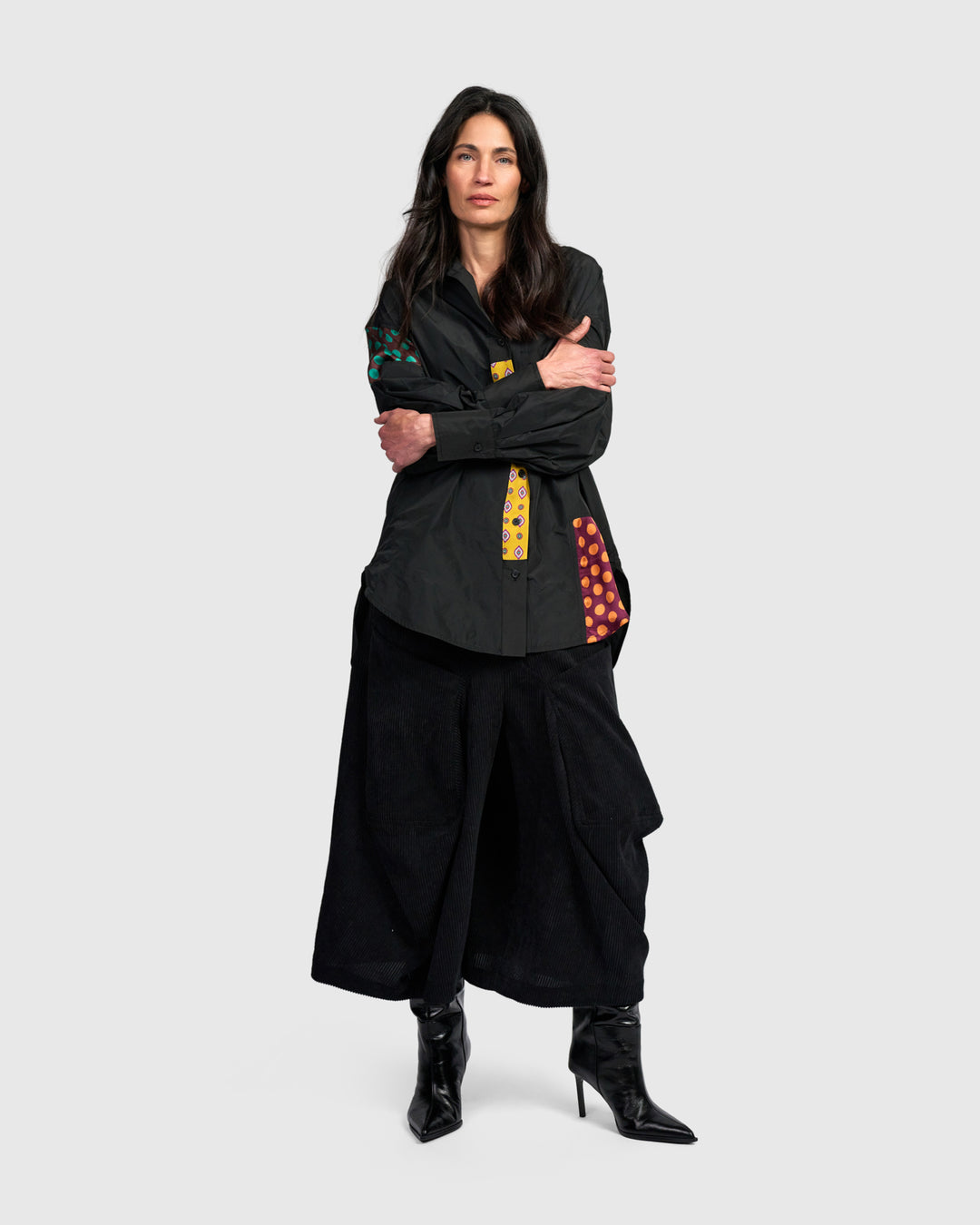 Riot Oversized Shirt, Black