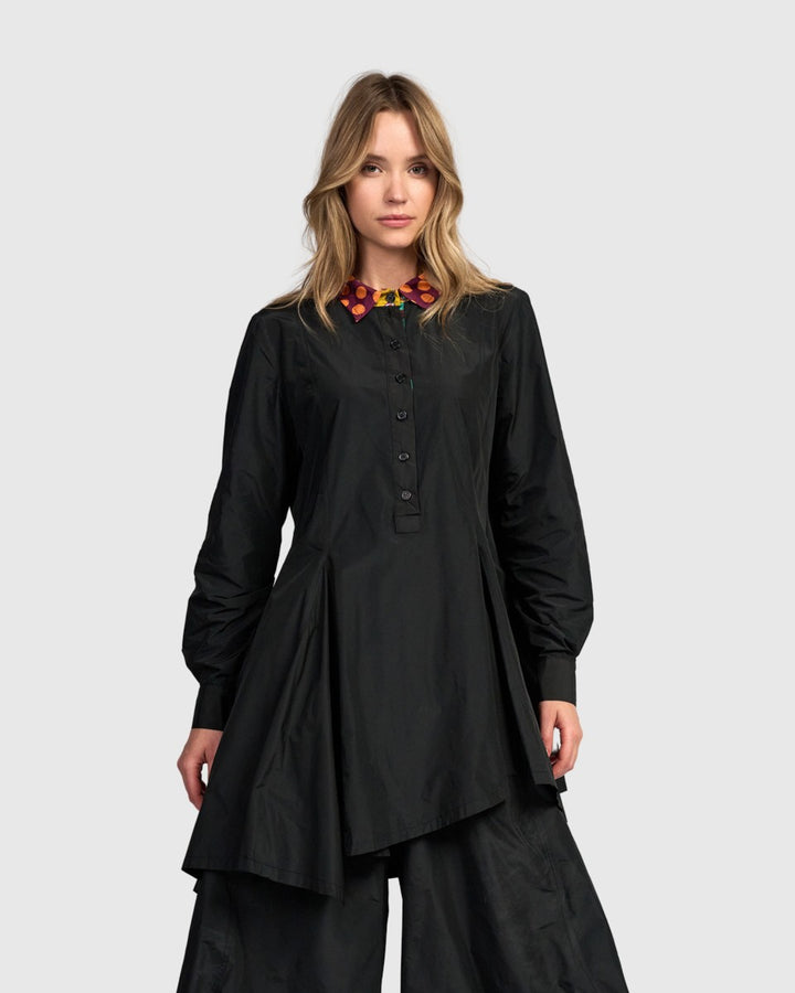Freestyle Tunic Shirt, Black