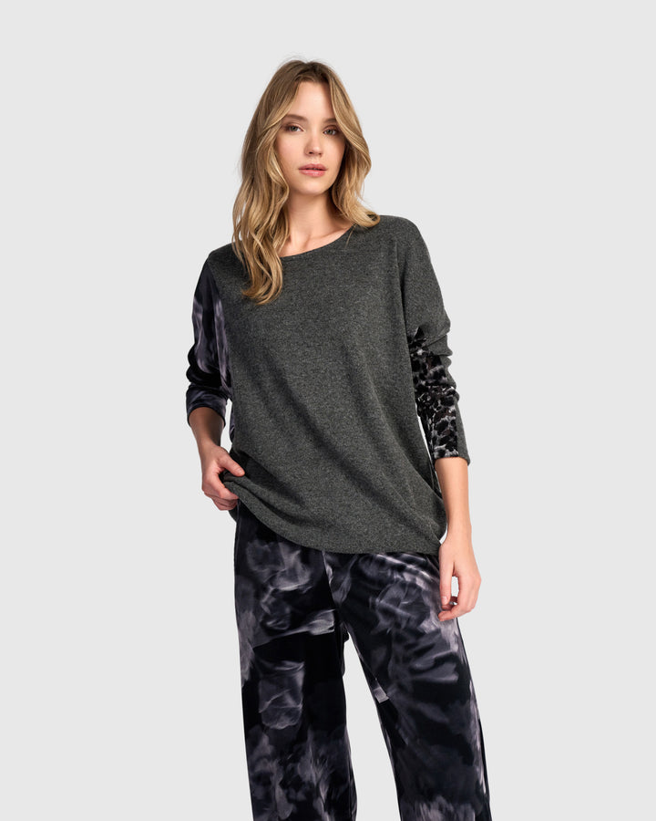 Angelica Curve Top, Carbon