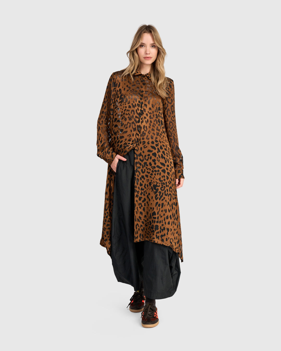 Nadia Tunic, Cognac Leopard