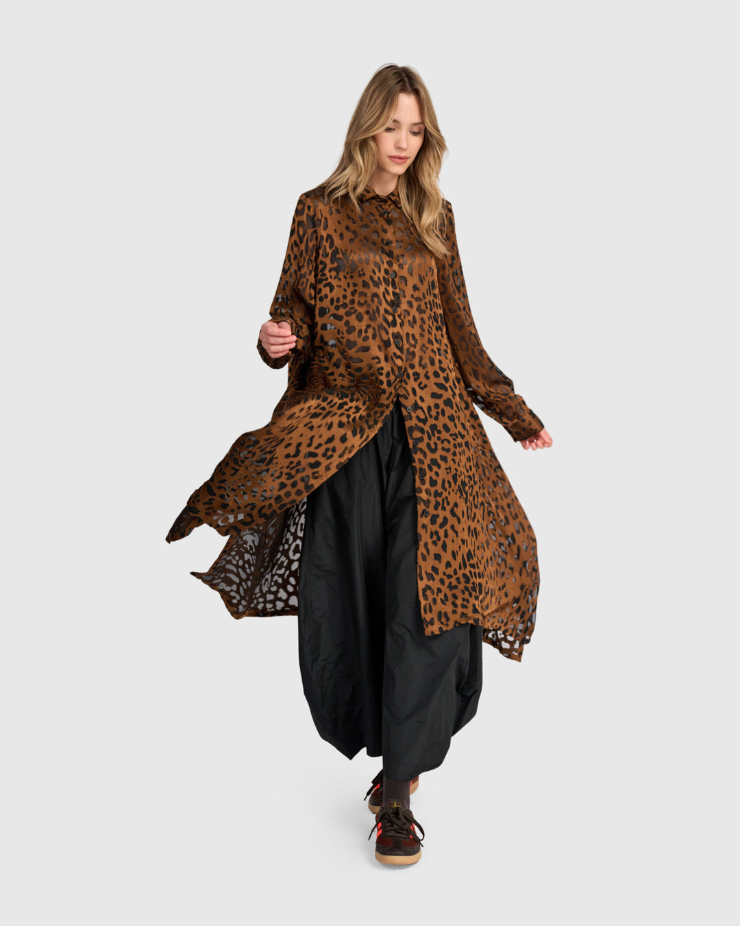 Nadia Tunic, Cognac Leopard
