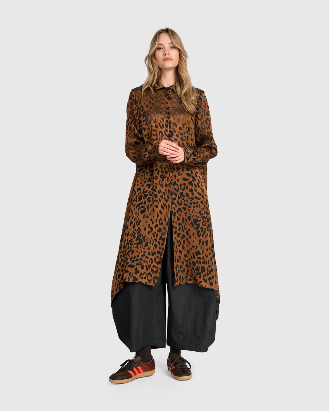 Nadia Tunic, Cognac Leopard