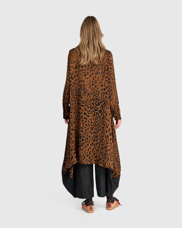 Nadia Tunic, Cognac Leopard