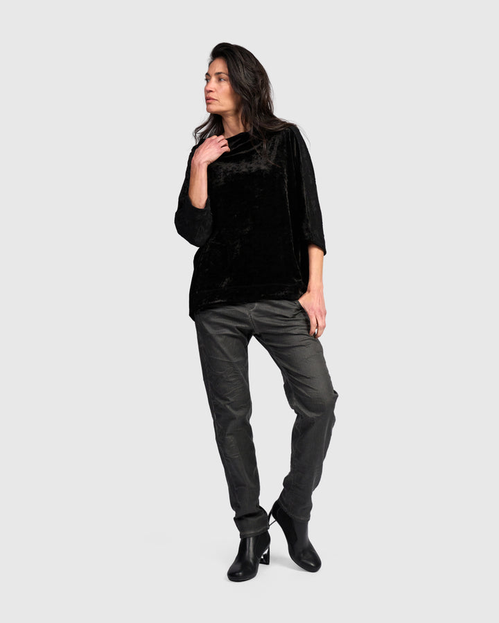 Pinstripe Iconic Stretch Jeans, Carbon