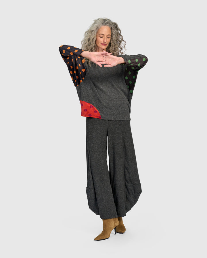 Plush Punto Pants, Carbon