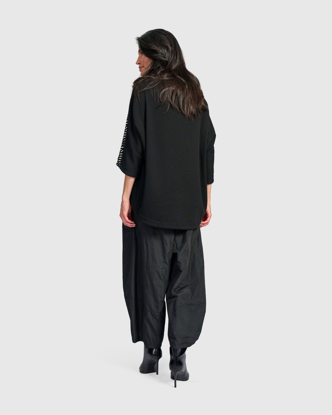 Vertex Funnel Pullover Top, Zebra