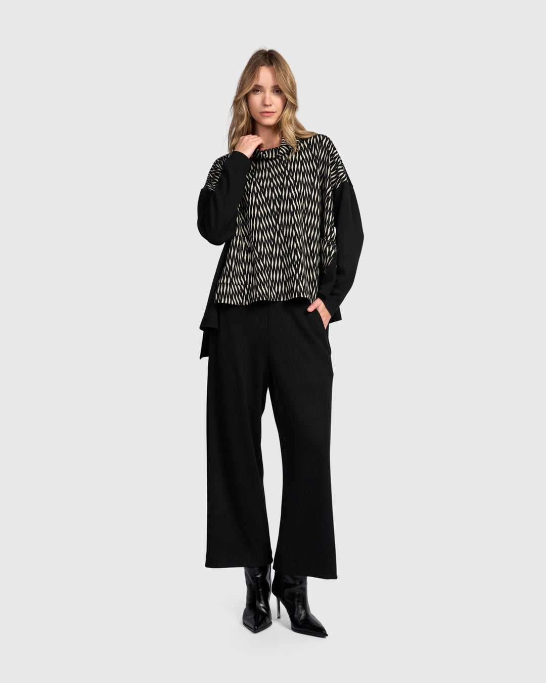 Gesture Trapeze Top, Zebra