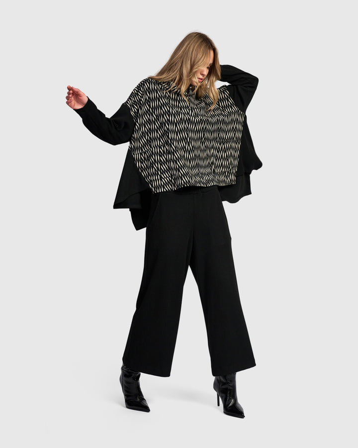 Smoothing Straight Pant, Black
