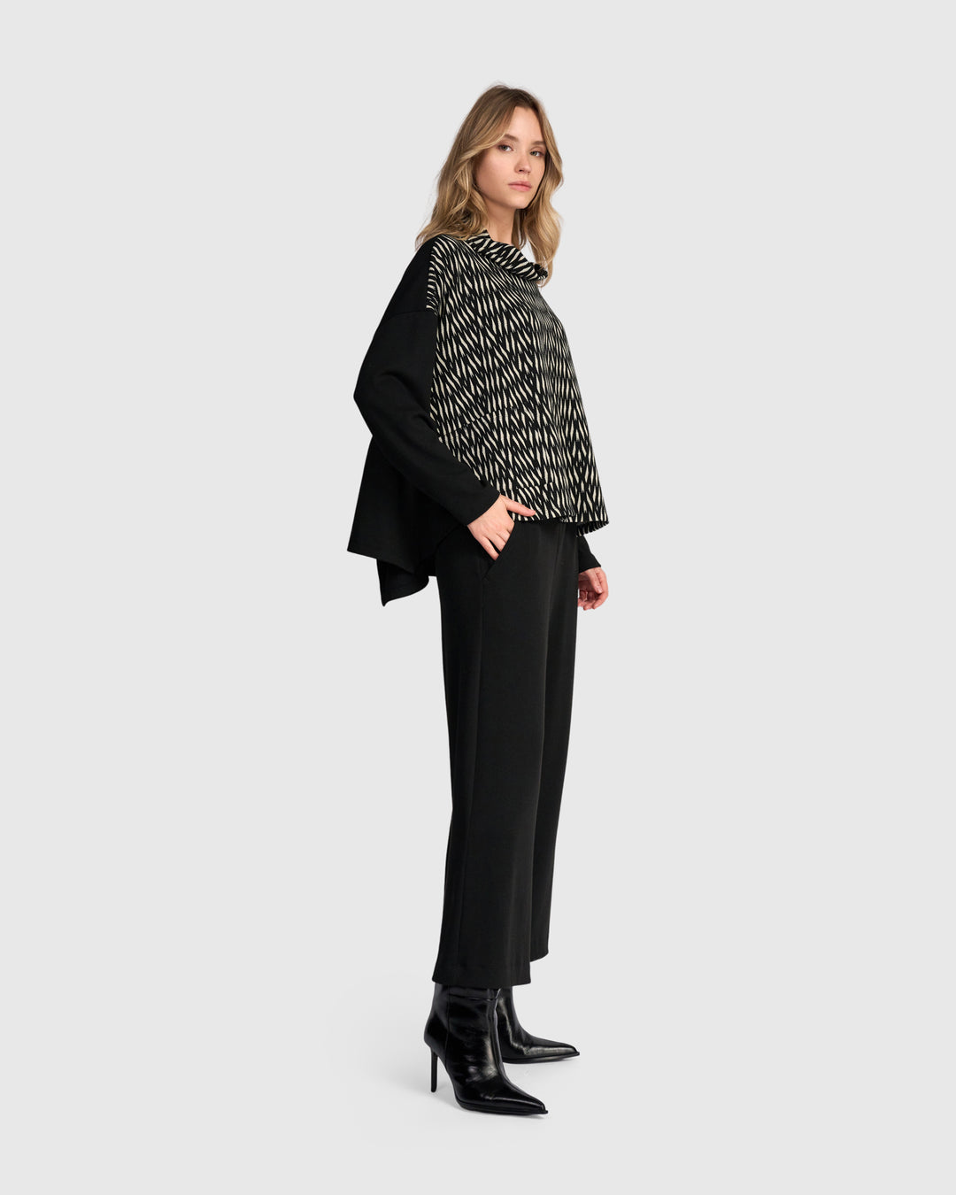 Gesture Trapeze Top, Zebra