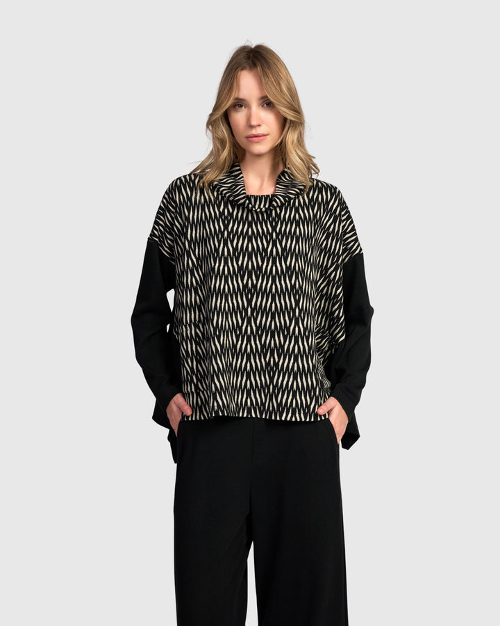 Gesture Trapeze Top, Zebra