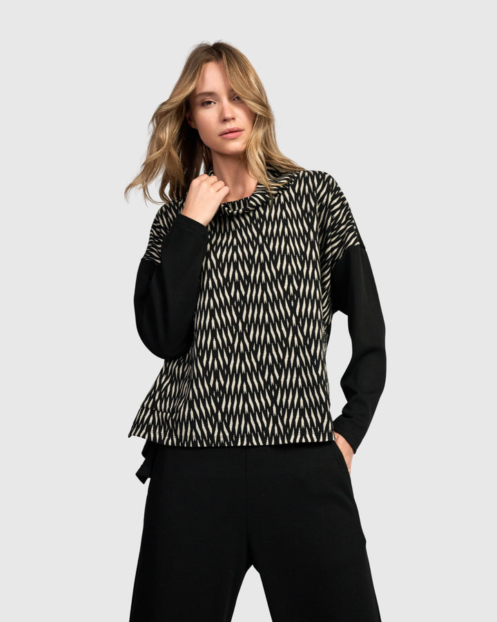 Gesture Trapeze Top, Zebra