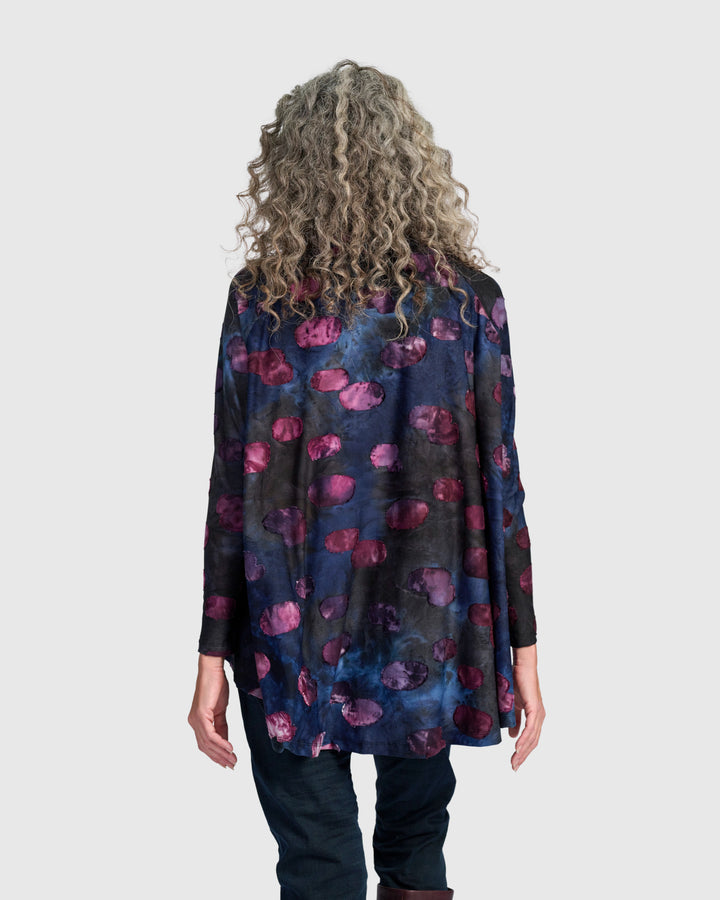 Pippin Trapeze Top, Midnight/Wine