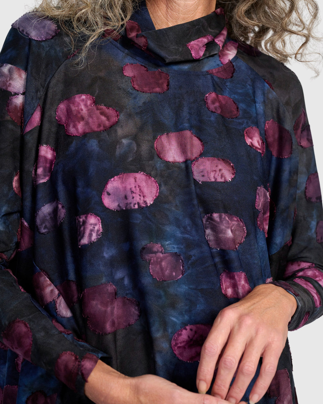 Pippin Trapeze Top, Midnight/Wine
