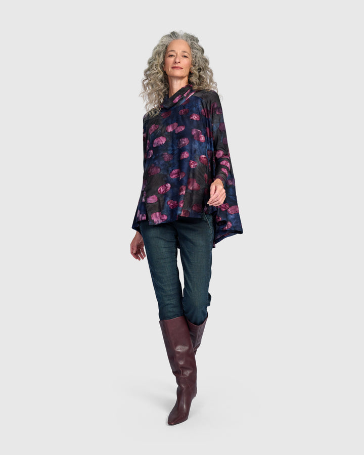 Pippin Trapeze Top, Midnight/Wine