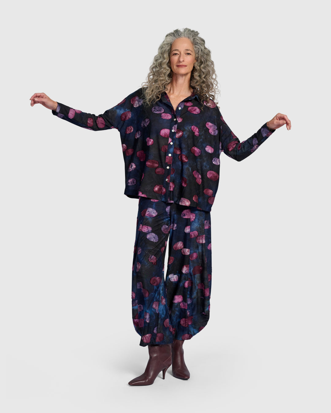 Acrobat Punto Pants, Midnight/Wine