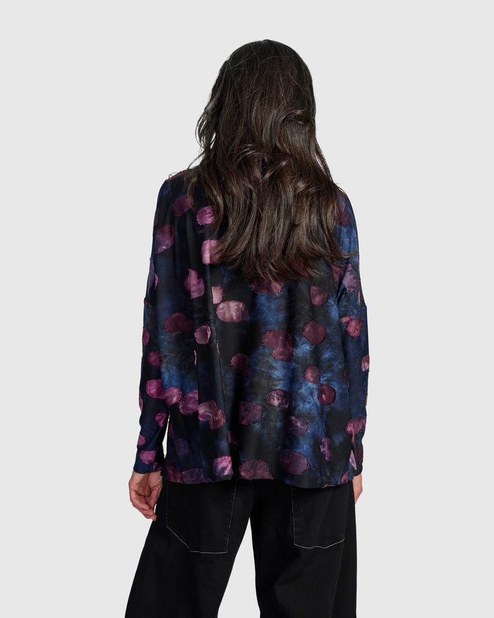 Merriweather Shirt, Midnight/Wine