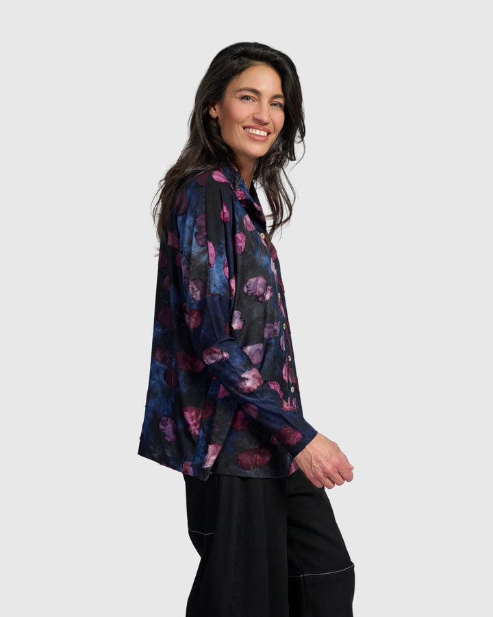 Merriweather Shirt, Midnight/Wine