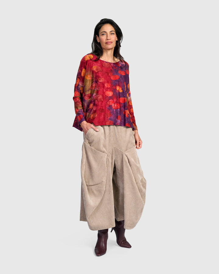 Tansy Boxy Top, Berry Mix