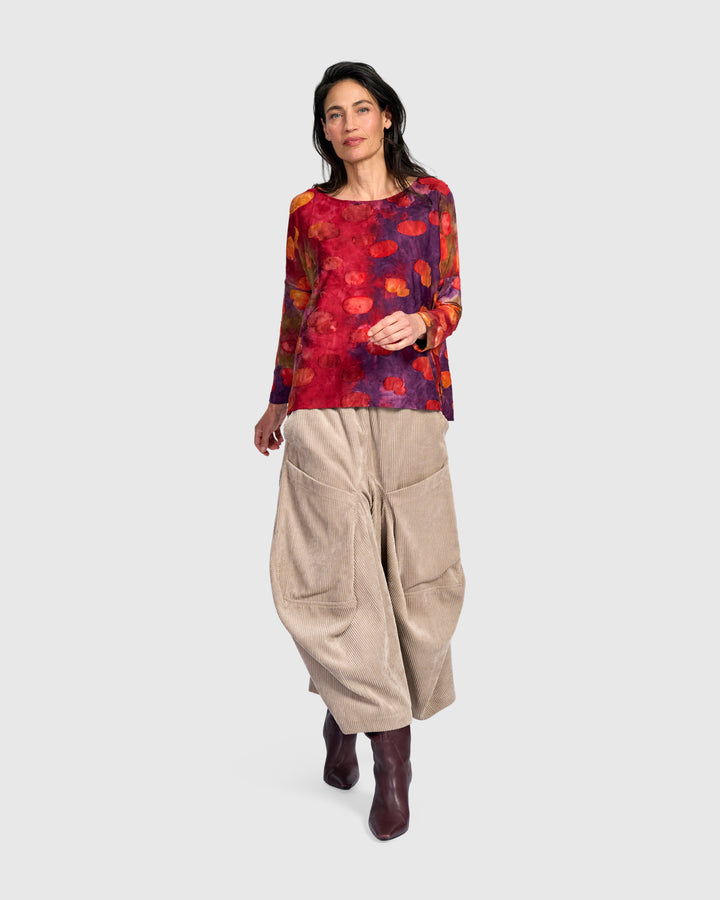 Tansy Boxy Top, Berry Mix
