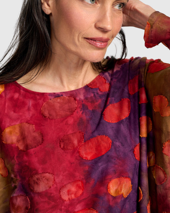 Tansy Boxy Top, Berry Mix