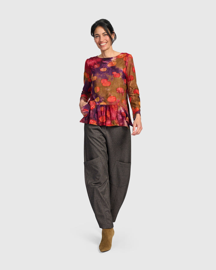 Studio Pocket Herringbone Pants, Taupe