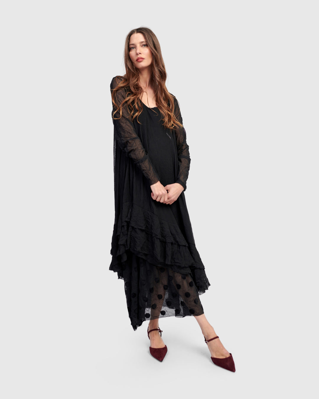 Joanie Maxi Skirt, Black – Alembika U.S