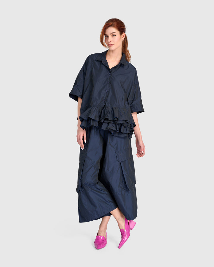 Match Ruffled Shirt, Ink